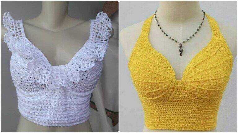 14 blusinhas de crochê leves e charmosas perfeitas para o verão