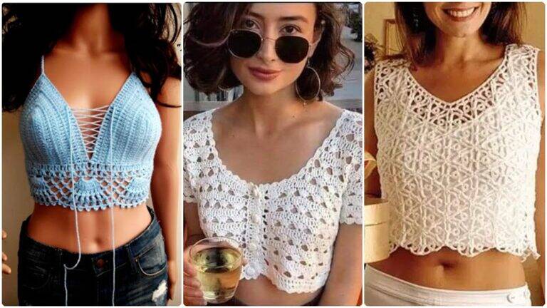 20 Blusinhas de Crochê com Gráficos: Modelos Encantadores para Você se Inspirar!