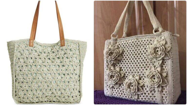 10 Bolsas de Crochê com Gráficos: Descubra Modelos Elegantes e Inovadores