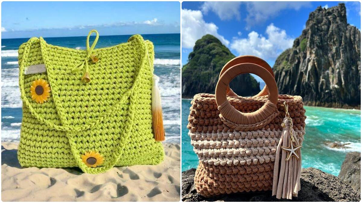 18 Bolsas de Crochê para Arrasar no Verão: Inspirações Charmosas e Vídeo Aula!