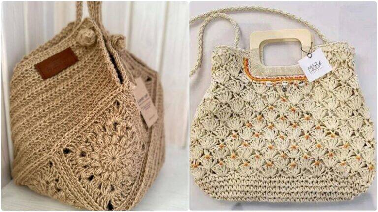 Descubra Como Criar Bolsas de Crochê Lindas com Gráficos Exclusivos e Cheias de Estilo!