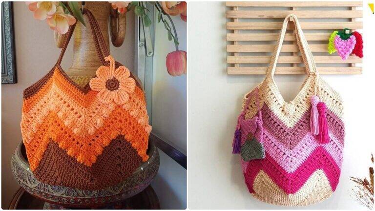 17 Bolsas de Crochê Estilosas: Modelos, Gráficos e Inspirações Criativas!