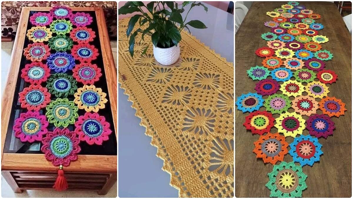 Caminhos de Mesa em Crochê: Gráficos, Inspirações e Vídeo Aula Completa!