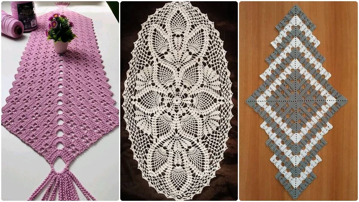 10 Caminhos de Mesa em Crochê: Decoração que Transforma a Sua Casa!