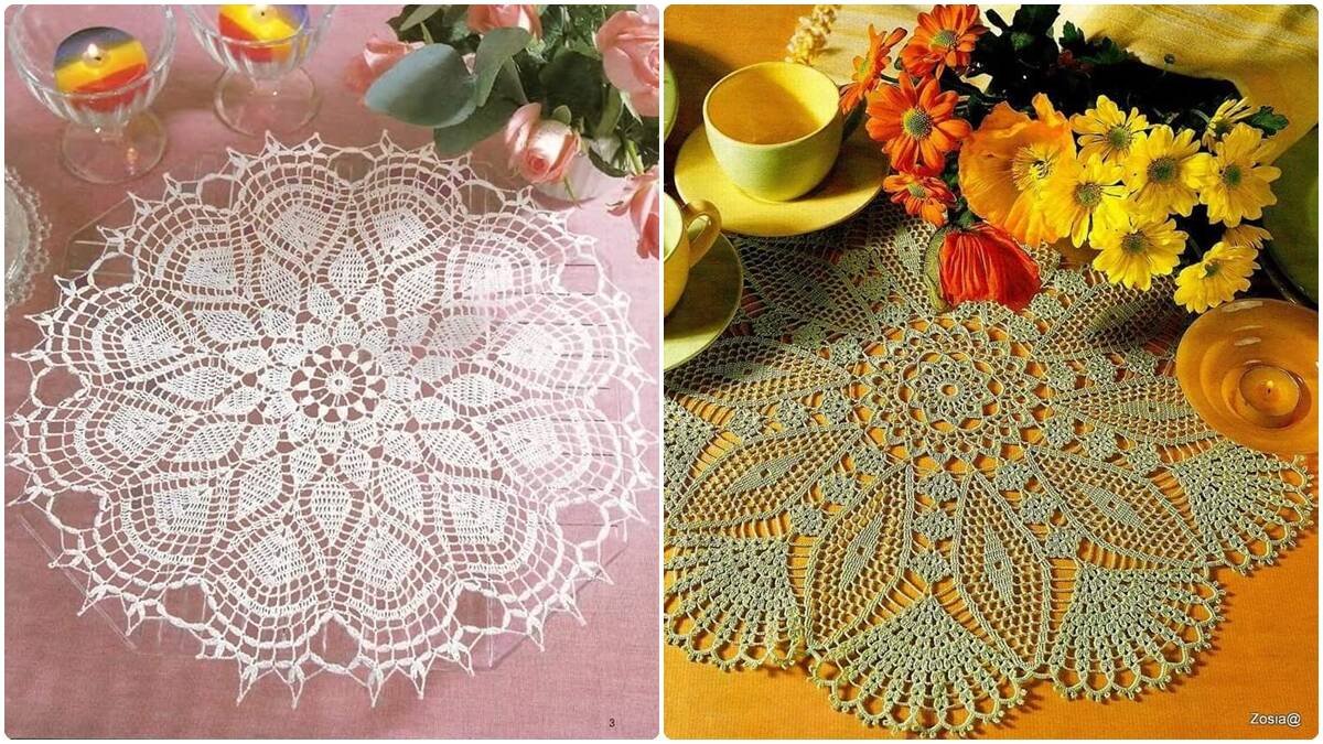 Decoração Atemporal e Sustentável: Centros de Mesa em Crochê com Gráficos!