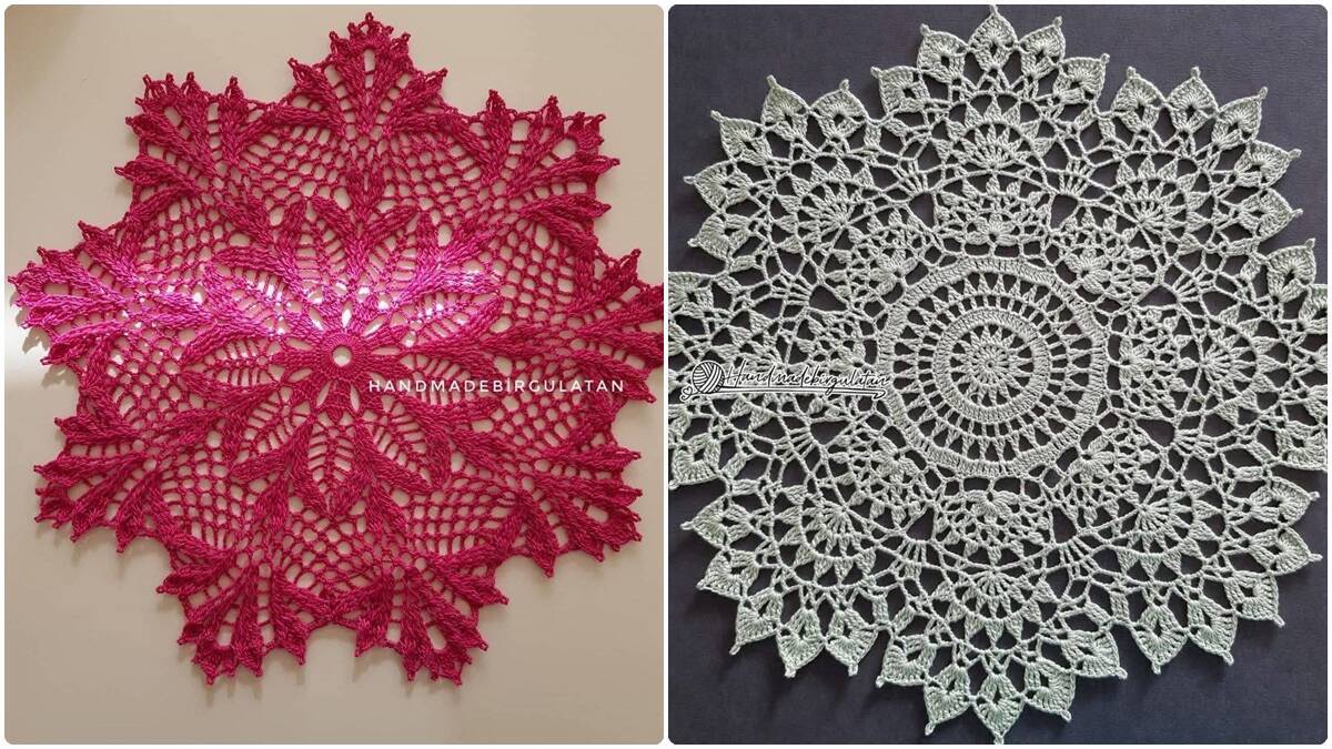 9 Modelos de Centros de Mesa em Crochê com Gráficos Detalhados que Vão te Encantar!