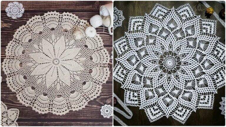 Centros de Mesa em Crochê Elegantes com Gráficos: Crie a Sua Própria Decoração!
