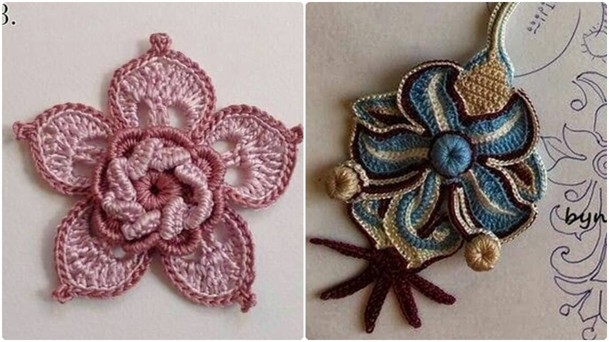Flores de Crochê para Aplicação: Detalhes Delicados que Transformam Seus Projetos!