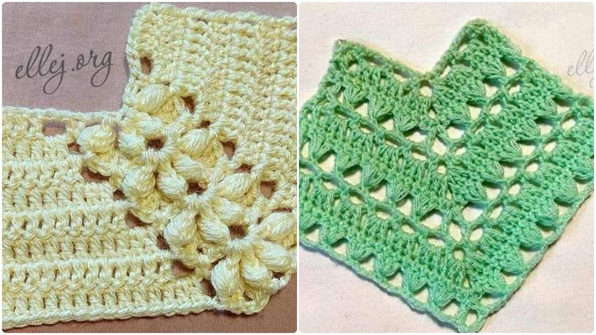 Veja 18 Lindos Pontos de Crochê com Gráficos para Você Copiar e se Apaixonar!