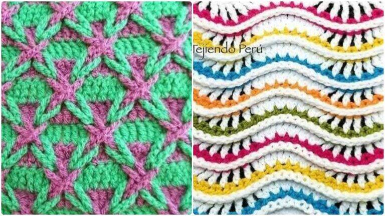 15 Amostras de Pontos de Crochê Criativos para Moda e Decoração: Inspire-se e Crie!