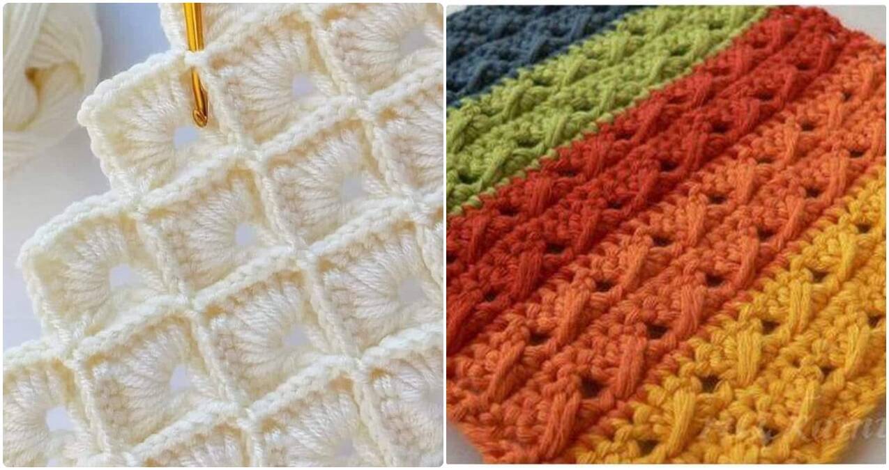 Guia Completo: Pontos de Crochê com Amostras Criativas e Gráficos!