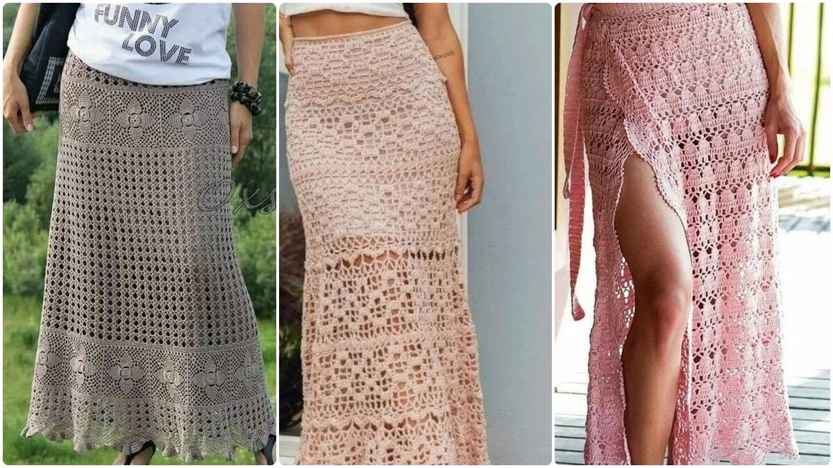 23 Saias de crochê elegantes: Gráficos, inspirações e dicas para criar peças lindas!