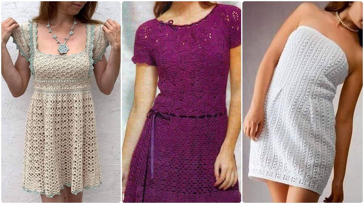 22 Vestidos de Crochê: Descubra Como Criar Os Seus com Inspirações e Gráficos!