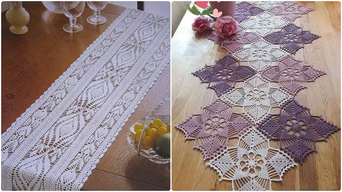 Caminhos de Mesa em Crochê: Os Modelos que Vão Transformar Sua Decoração!