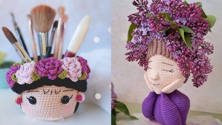 Amigurumi Organizador em Crochê: Uma Peça, Várias Possibilidades