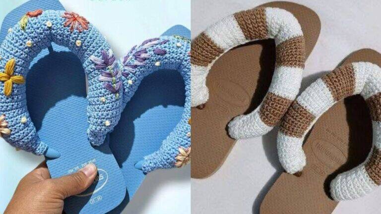 Chinelos de Crochê: Conforto, Estilo e Exclusividade + Vídeo Passo a Passo