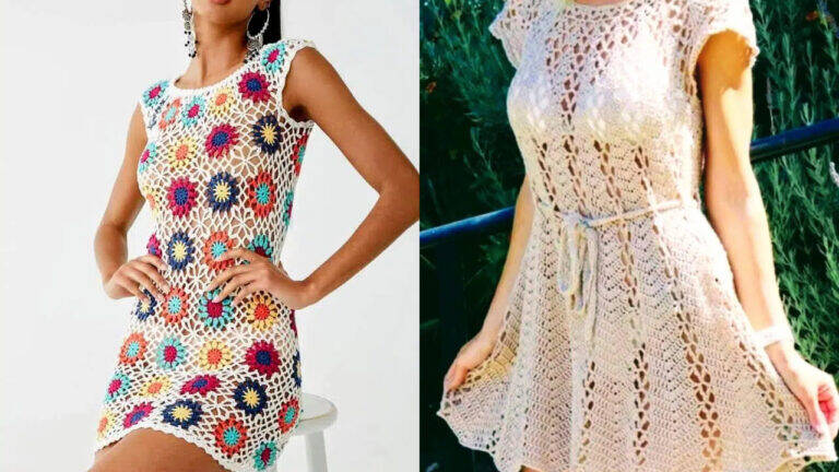 Vestidos de crochê criativos e cheios de charme para apostar já!
