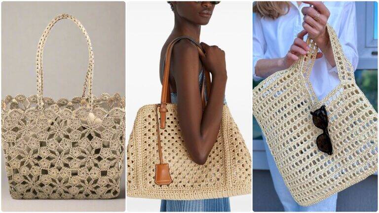 30 Bolsas de crochê criativas e elegantes para vender com lucro rápido!