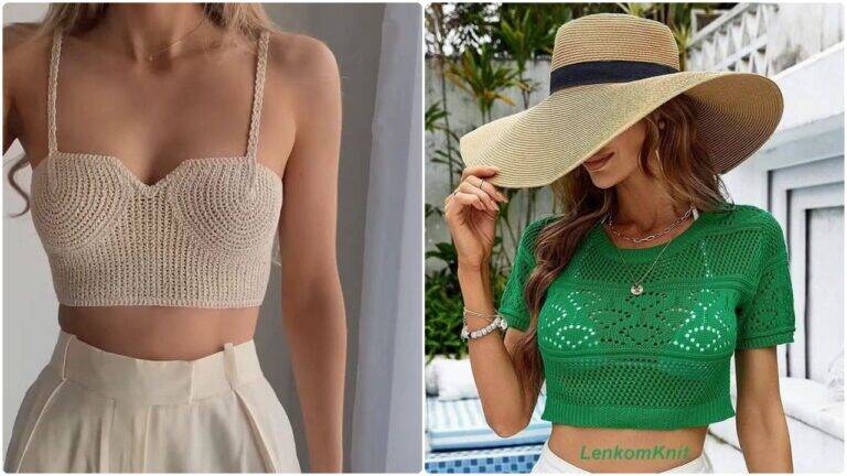 Invista em croppeds de crochê sofisticados com estilo jovem!