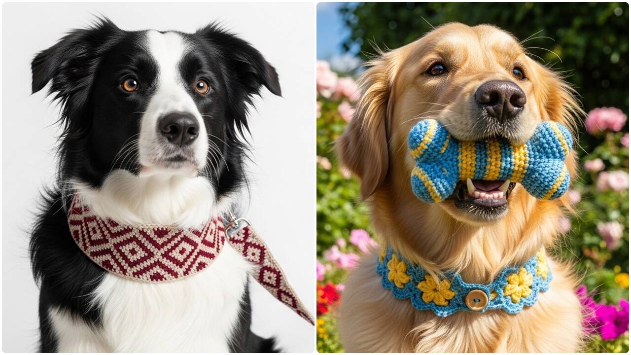 Charme e fofura com Crochê Pet: acessórios úteis e charmosos!