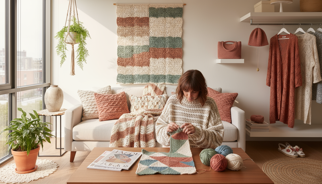 Ideias diversas em crochê para decoração e moda que você vai amar