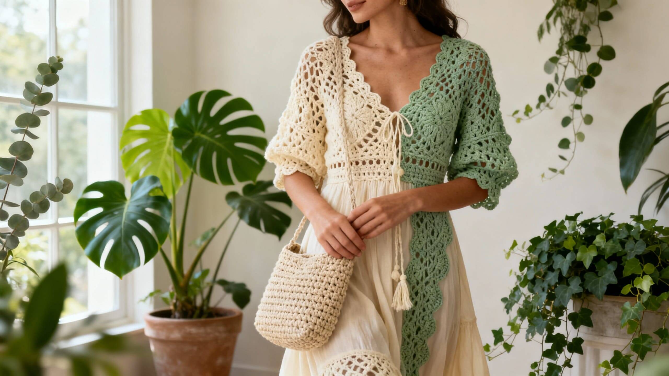 Mulher Crochê Boho Chic