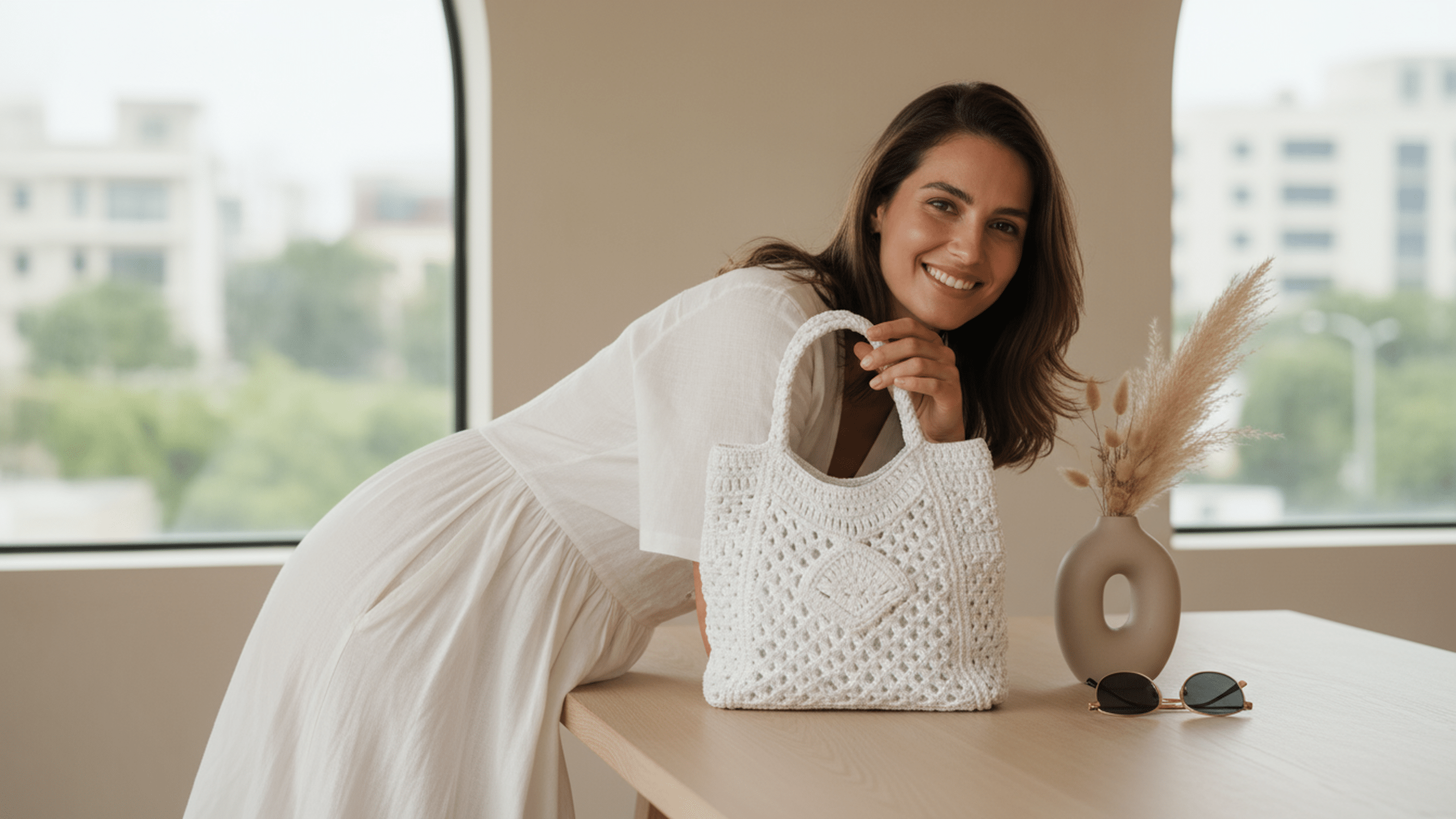 Bolsas de crochê elegantes que estão conquistando a moda do dia a dia em 2025!