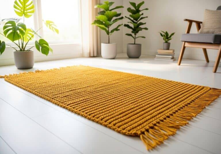 tapete de croche ponto rope