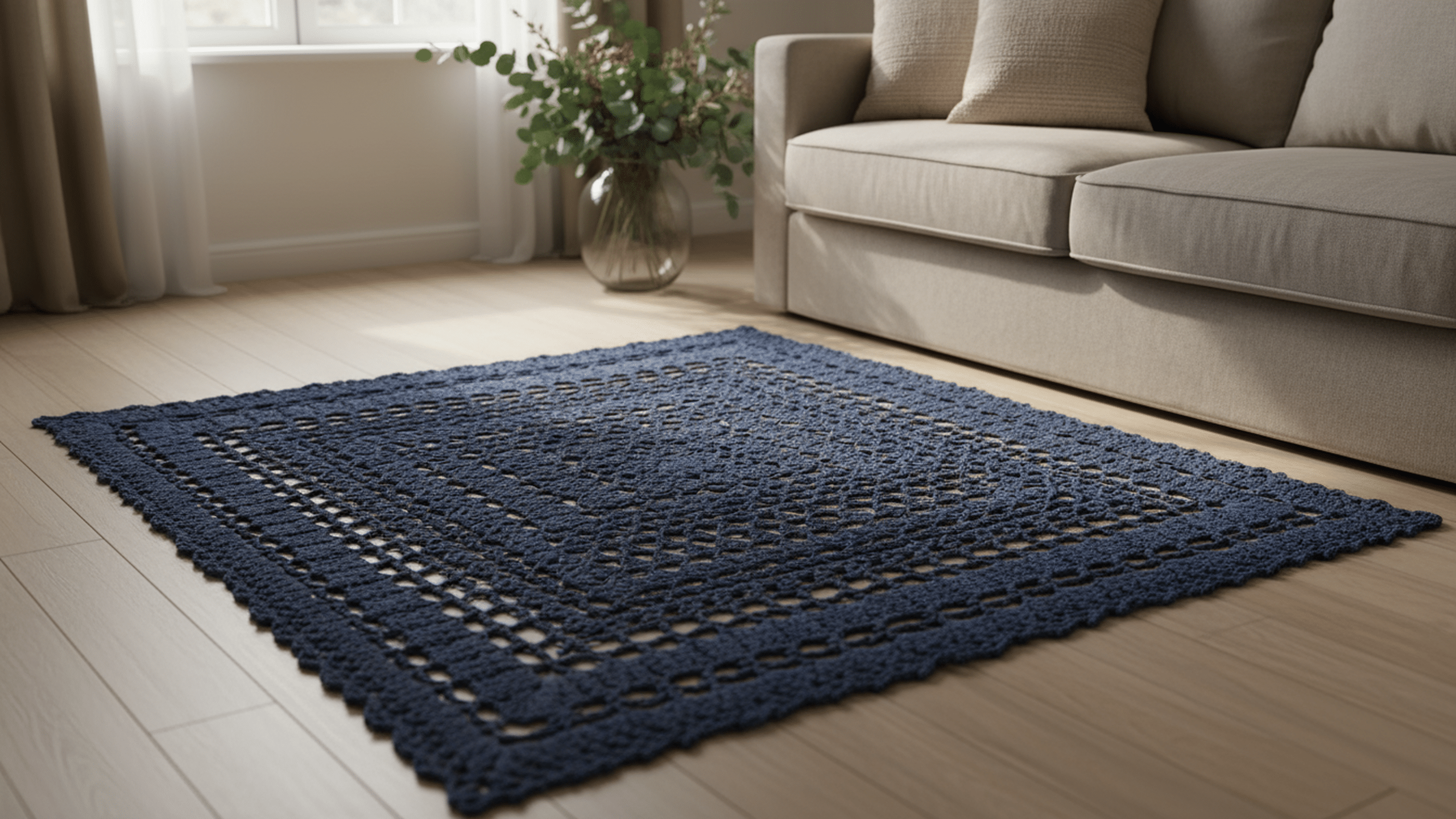Crie tapetes de crochê que trazem charme e versatilidade para a sua decoração!