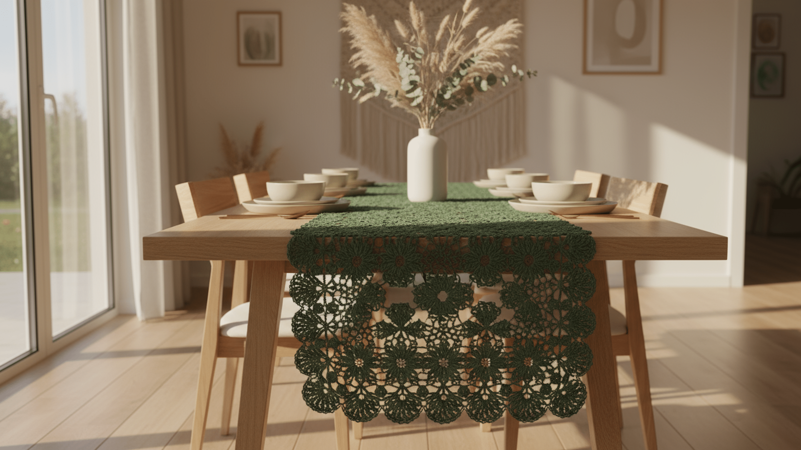 10 modelos de toalhas de mesa em crochê lindíssimos que vão transformar sua decoração!