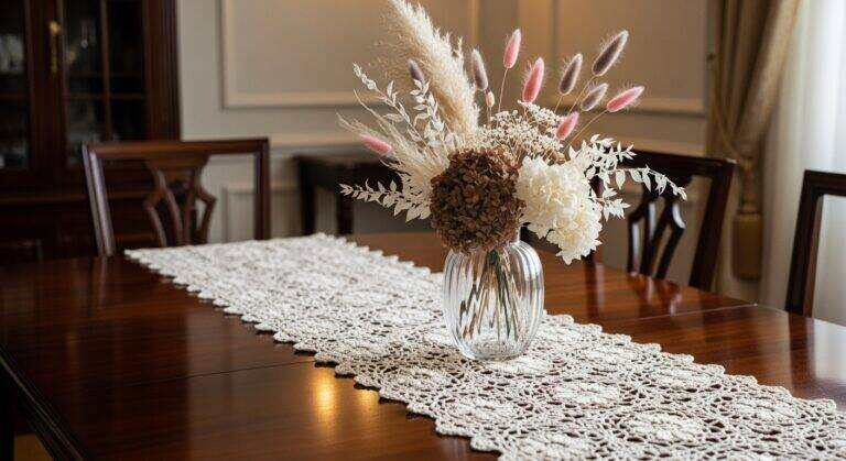 30 Caminhos de mesa em crochê com dicas e truques para iniciantes