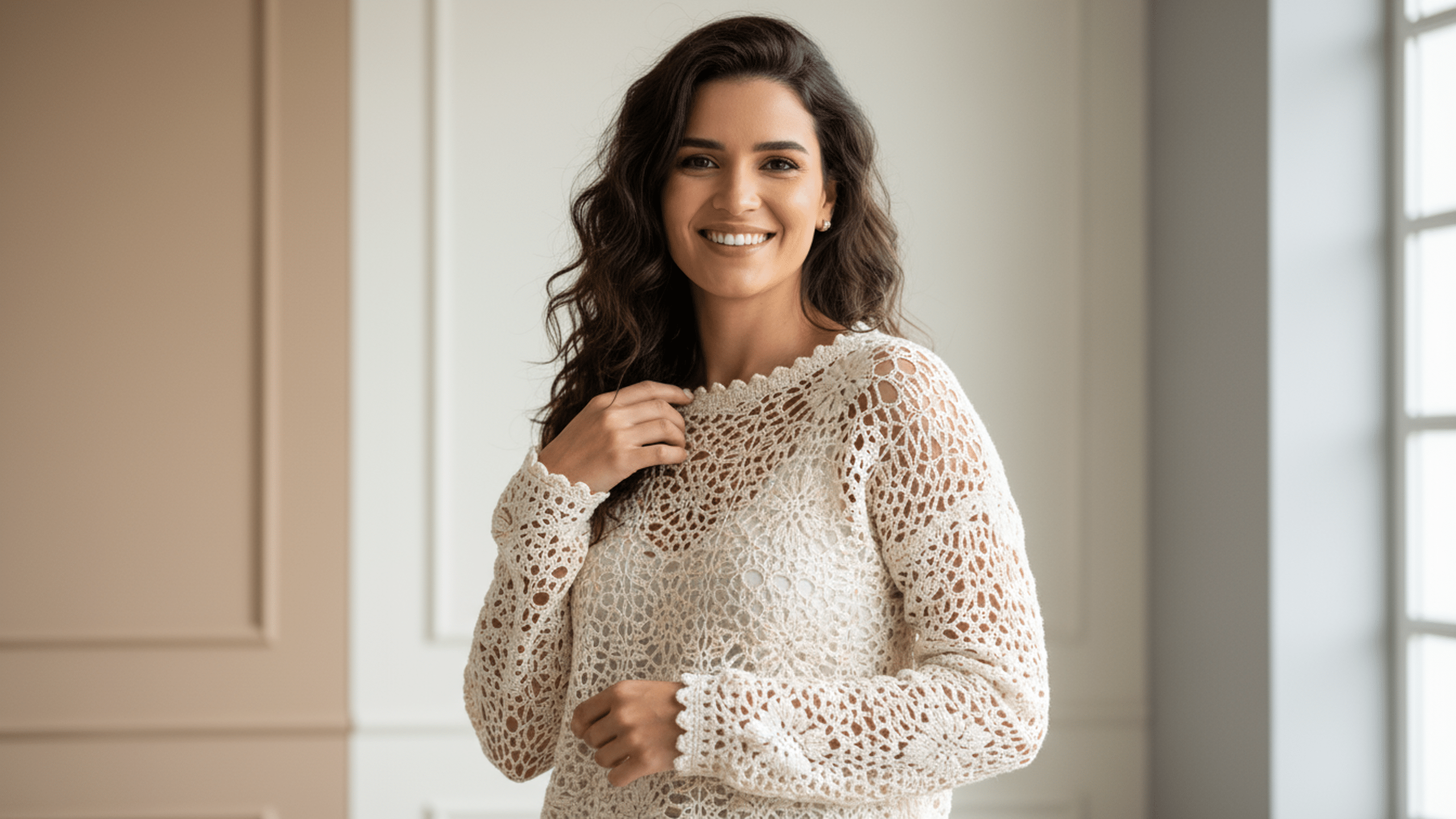 Estes 17 modelos de blusas de crochê elegantes e charmosas vão te encantar