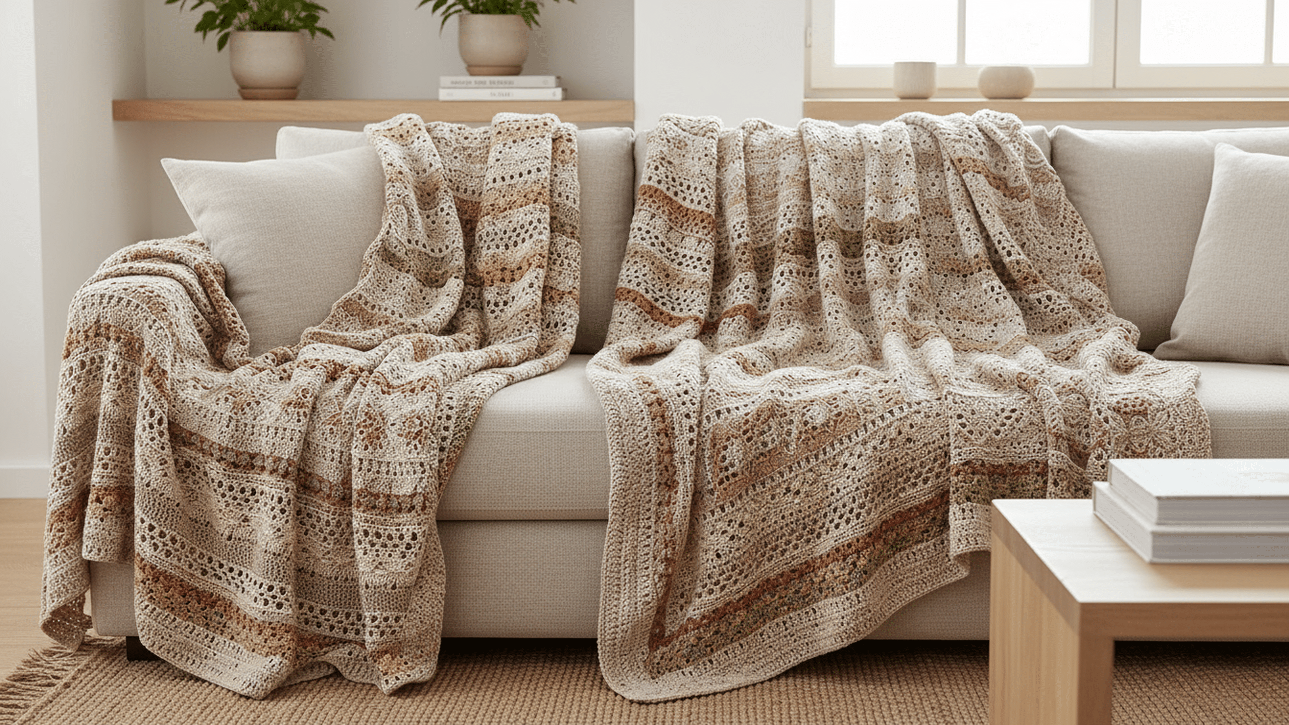 Estas 18 mantas de crochê vão trazer charme e aconchego para a sua decoração!