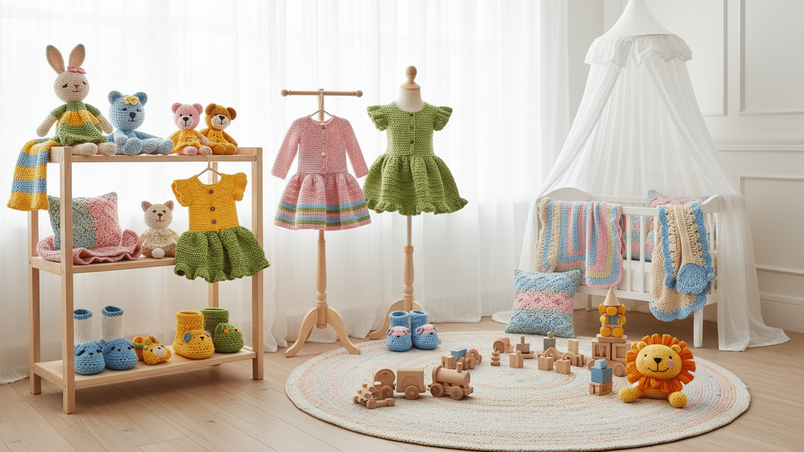 Veja 17 ideias de crochê infantil que vão encantar em meninas de todas as idades!