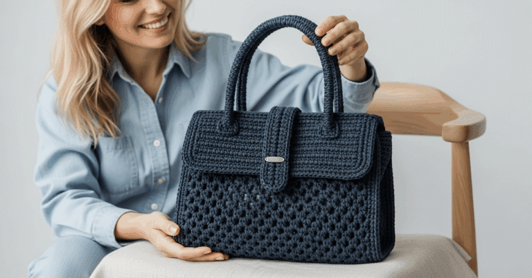 Veja bolsas de crochê elegantes que nunca saem de moda!
