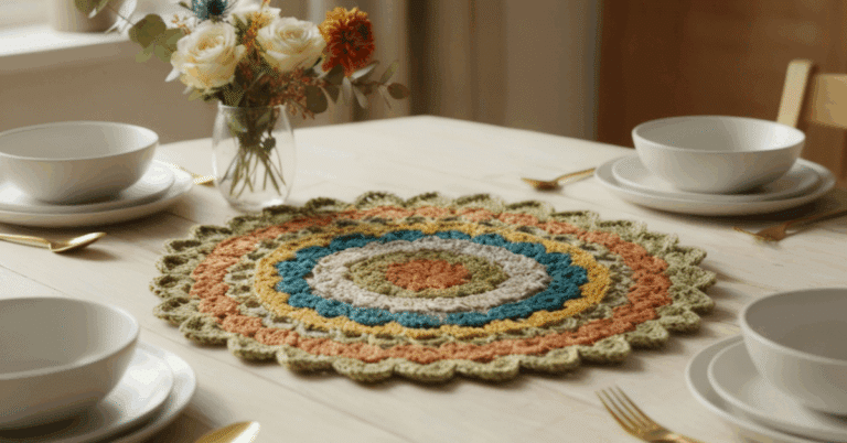 Centros de mesa em crochê: o toque artesanal que encanta em cores neutras ou vibrantes!