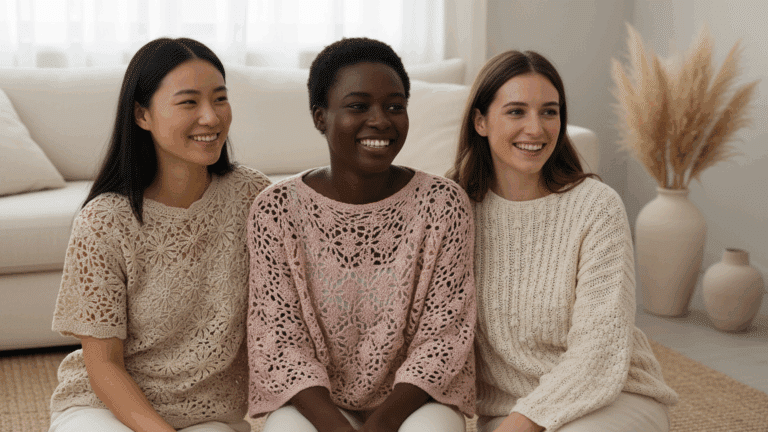 Descubra 22 blusas de crochê perfeitas para todos os estilos!