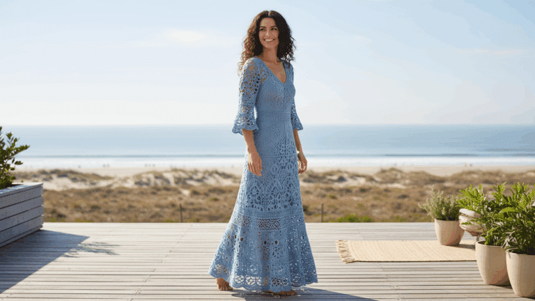 Elegância e charme com vestidos de crochê artesanal que você vai adorar!