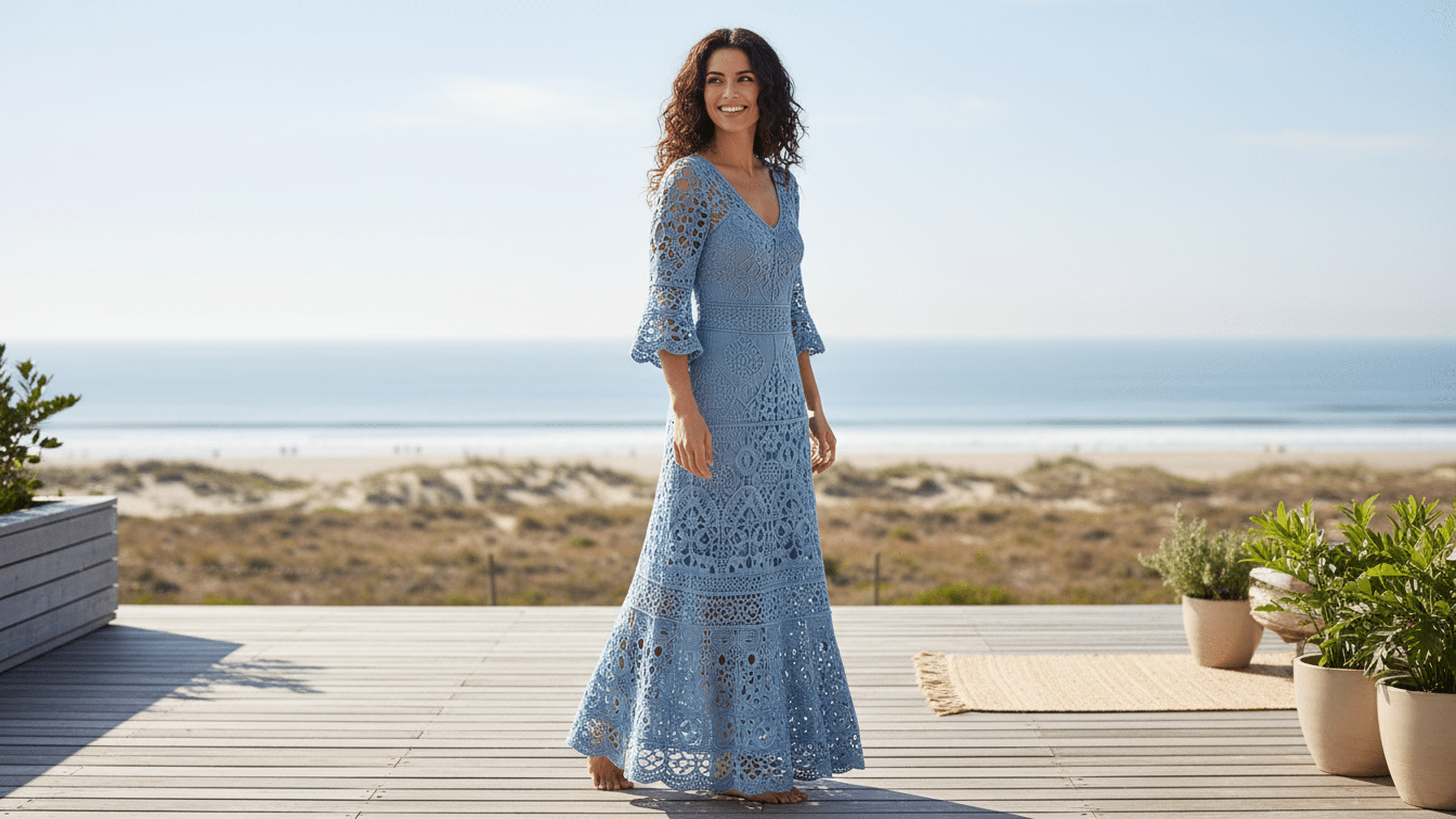 Elegância e charme com vestidos de crochê artesanal que você vai adorar!