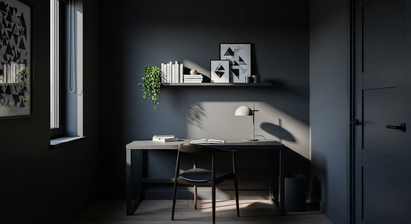 home_office_pequeno_paredes_escuras