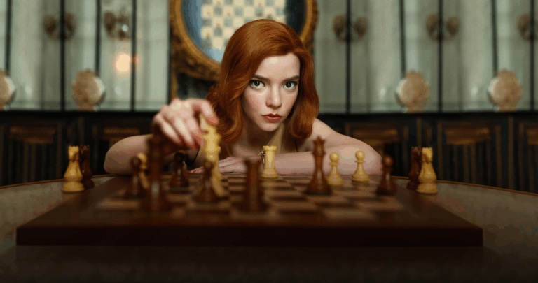 Imagem promocional da série ""The Queen’s Gambit" da Netflix, uma série que apresenta lições de inteligência emocional para inspiração no nosso cotidiano