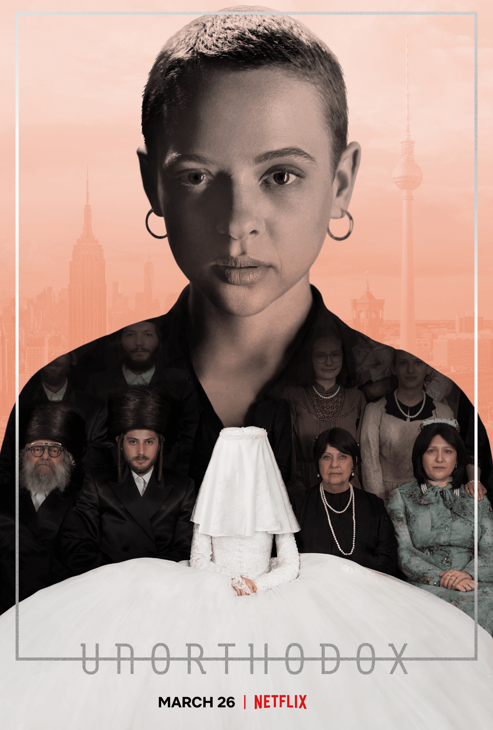 Imagem promocional da série "Unorthodox" da Netflix