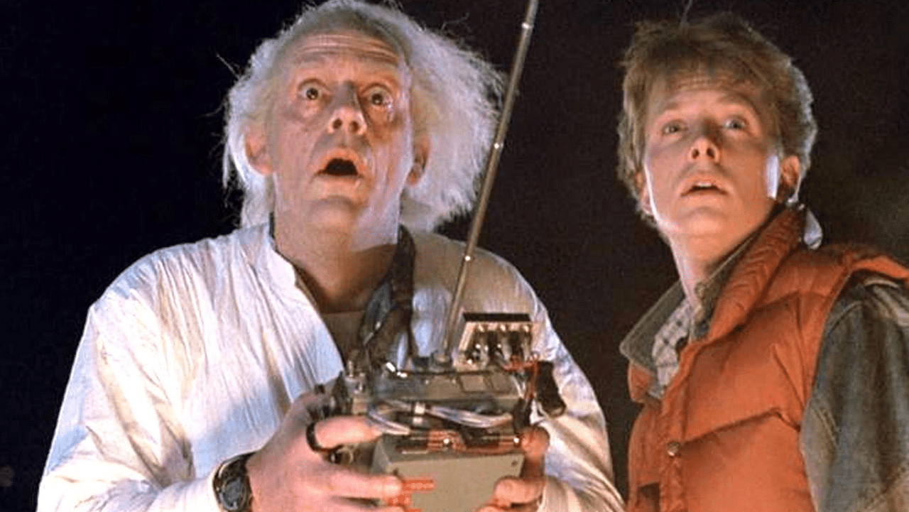 Imagem promocional do filme De Volta para o Futuro Divulgação.