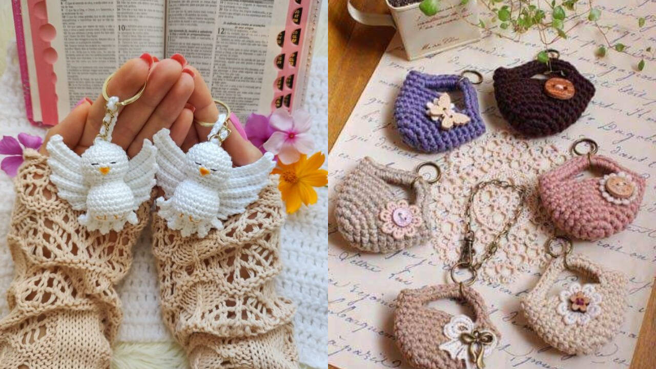 Crie lembrancinhas de crochê infantil fofas e fáceis de fazer para chá de bebê!