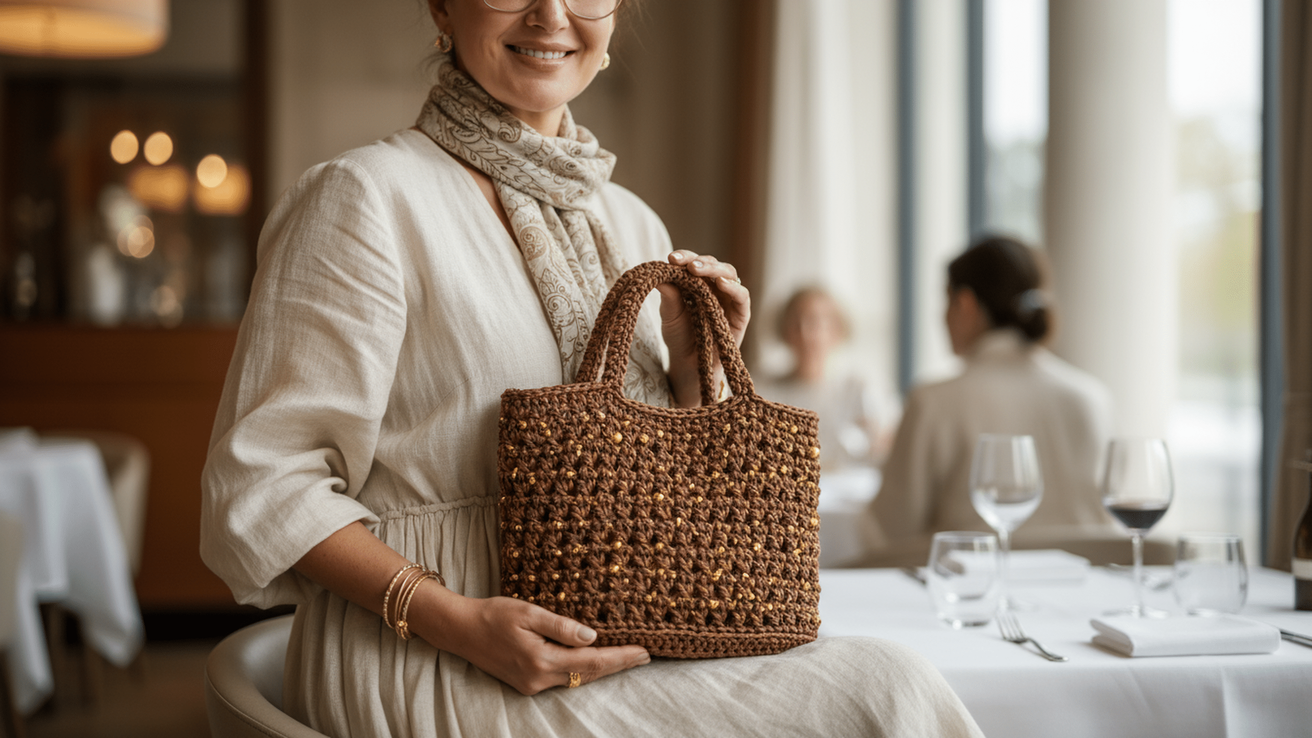Crie estas bolsas de crochê com gráficos cheios de precisão e criatividade!
