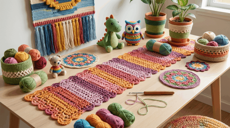 Crochê criativo para sair do comum: inspirações, dicas e combinações de estilo
