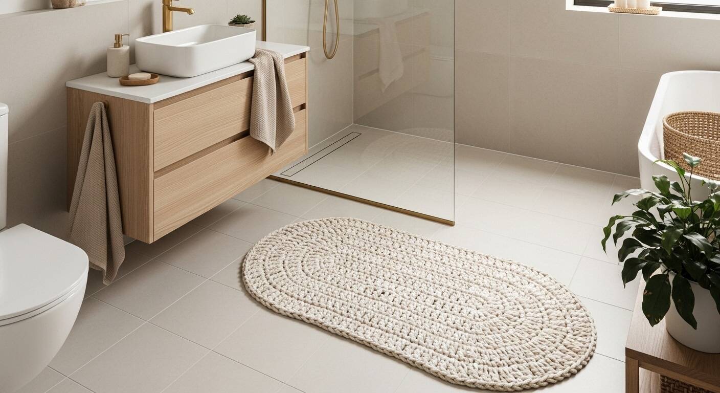 Tapete de croche Oval