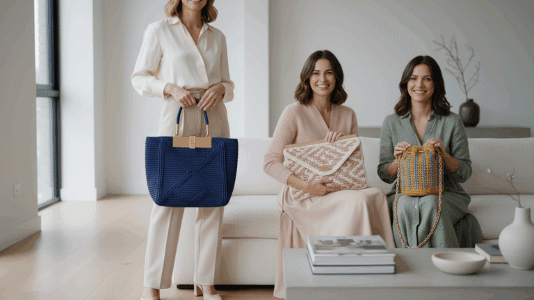 Encante com 20 bolsas de crochê com um design elegante e luxuoso para qualquer ocasião!