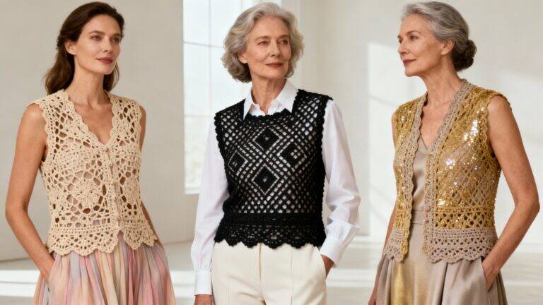 colete de croche