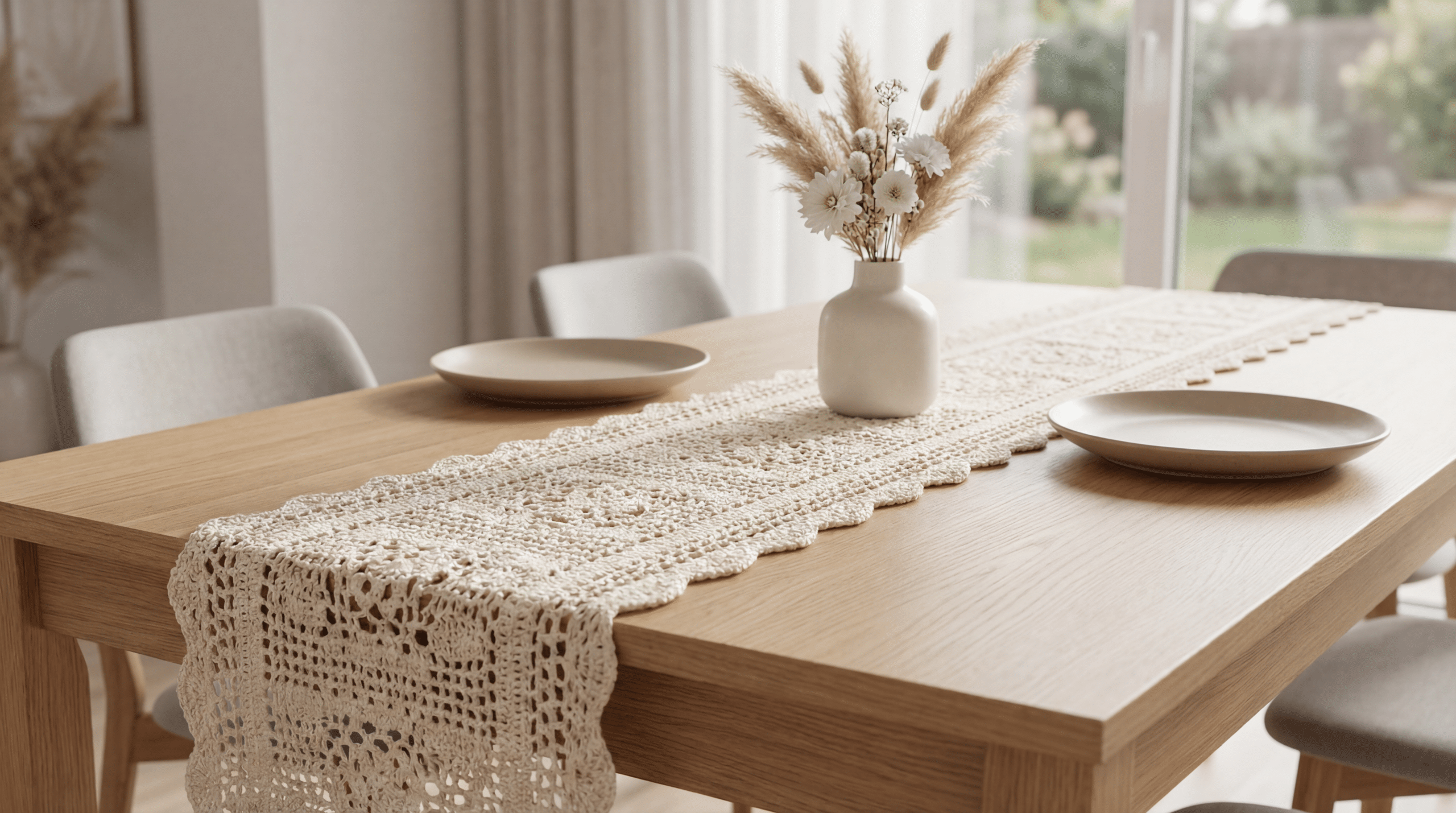 caminhos de mesa em croche